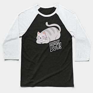 Birthday boy Tshirt with cute cat Baseball T-Shirt